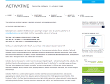 Tablet Screenshot of activative.co.uk